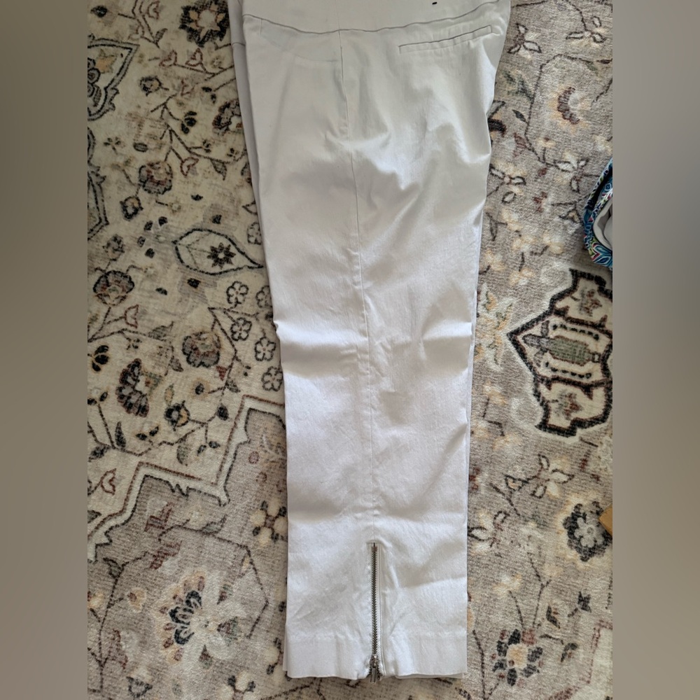 Women’s Rafaella White Ankle Pants 14